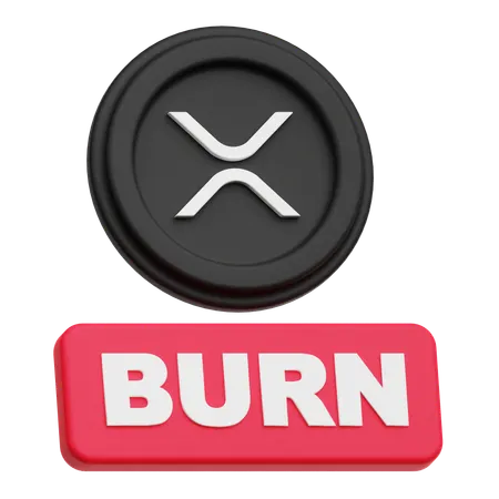 XRP Burn  3D Icon