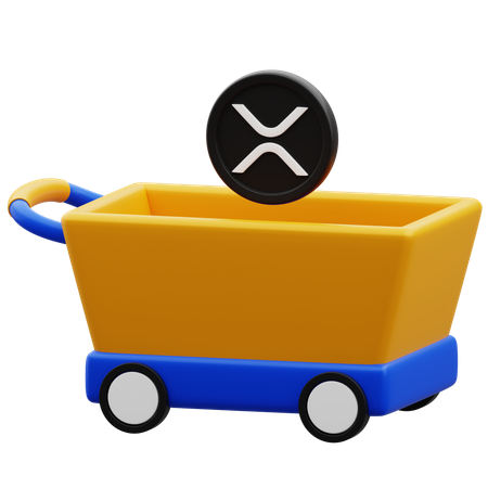 XRP Cart  3D Icon