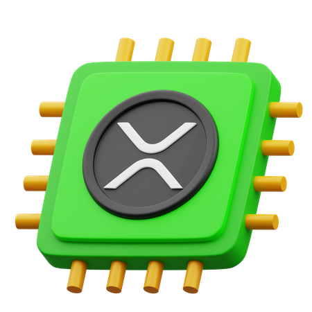 XRP Chip  3D Icon