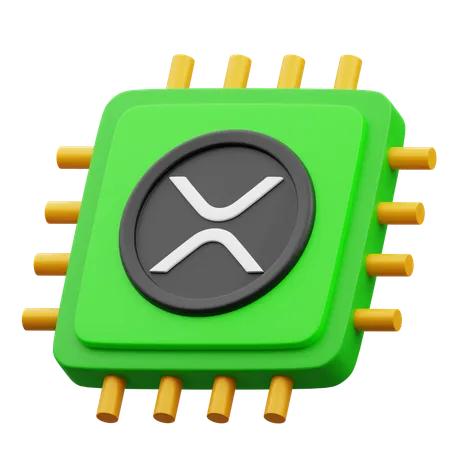 XRP Chip  3D Icon