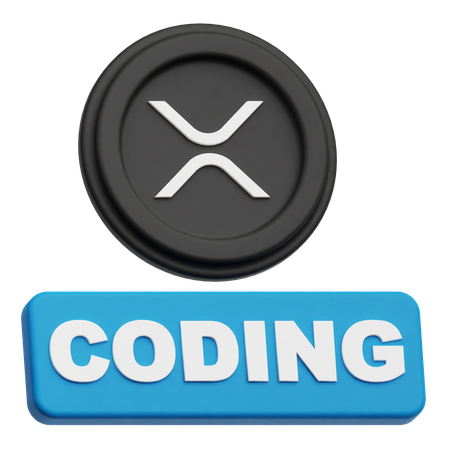 Xrp Coding  3D Icon