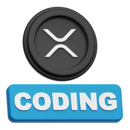 Xrp Coding  3D Icon