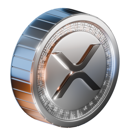 XRP 코인  3D Icon