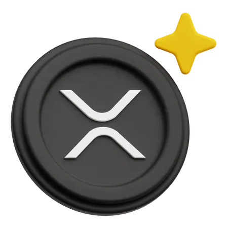 Pièce xrp  3D Icon