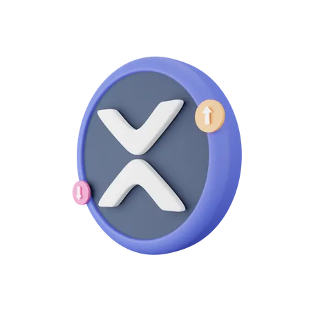 Xrp Coin  3D Icon