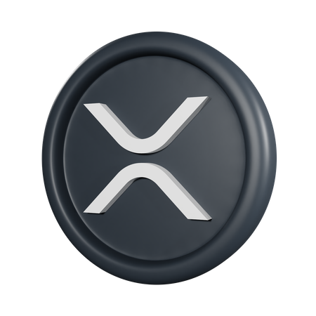 XRP Coin  3D Icon