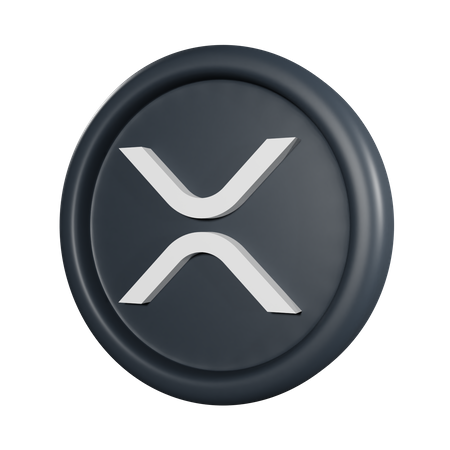 XRP Coin 3D Icon