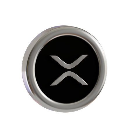 XRP Coin  3D Icon
