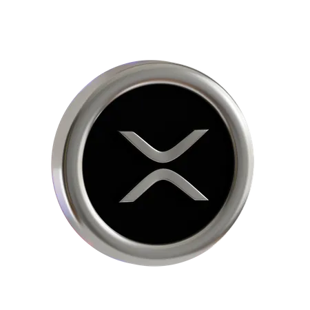 XRP Coin  3D Icon