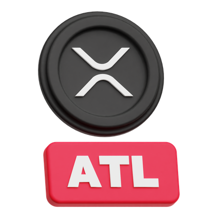 Pièce XRP ATL  3D Icon