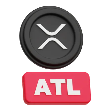 Pièce XRP ATL  3D Icon