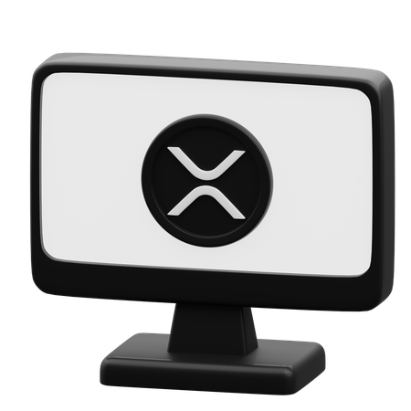 Computador xrp  3D Icon