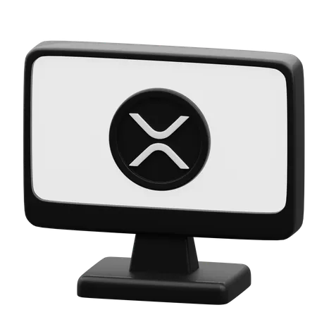 XRP Computer  3D Icon