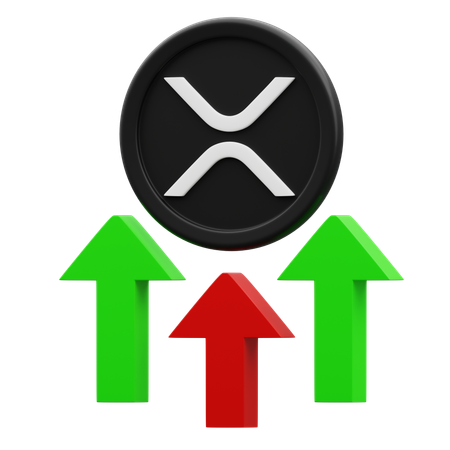 Xrp crecer  3D Icon