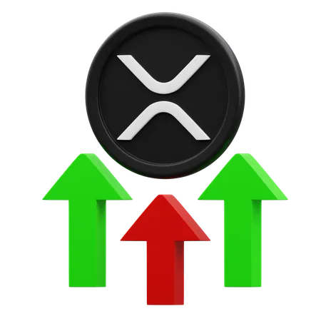 Xrp crecer  3D Icon