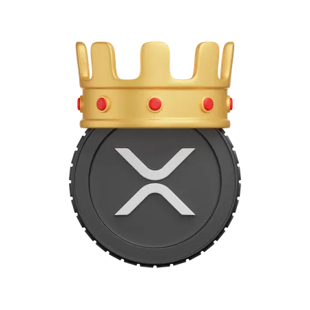 Xrp Crown  3D Icon
