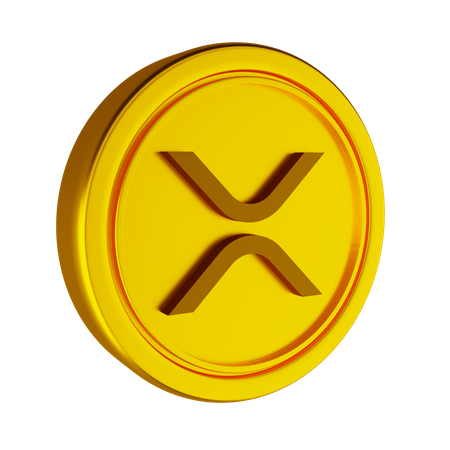 Xrp Crypto Coin  3D Icon