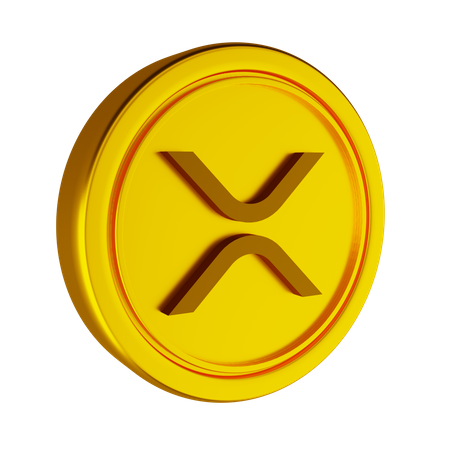 Xrp Crypto Coin  3D Icon