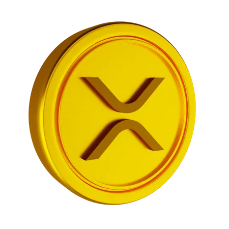 Xrp Crypto Coin  3D Icon