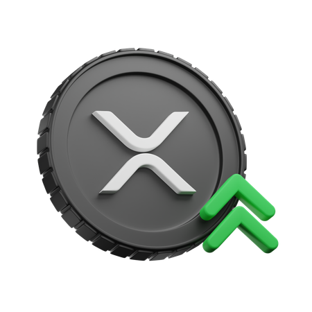 Xrp Crypto Growth  3D Icon