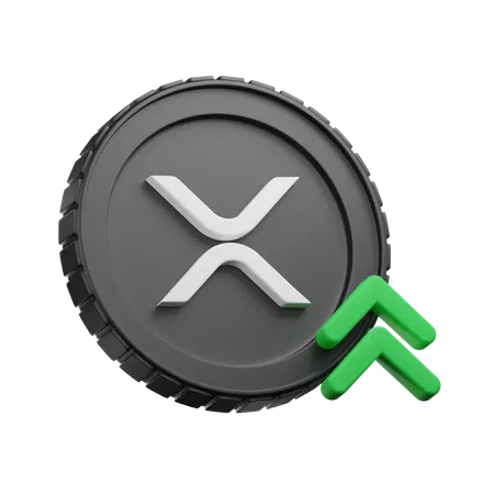 Xrp Crypto Growth  3D Icon