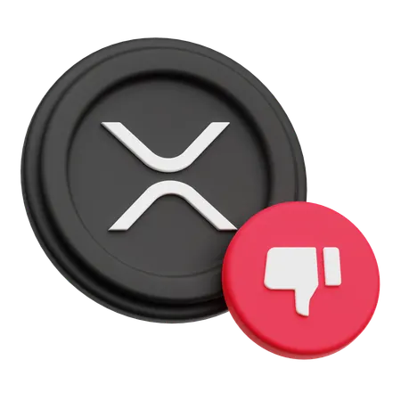 Je n'aime pas xrp  3D Icon