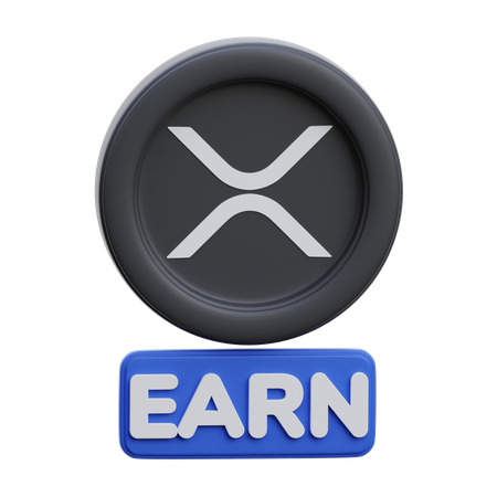 Xrp Earn  3D Icon