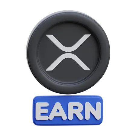Xrp Earn  3D Icon