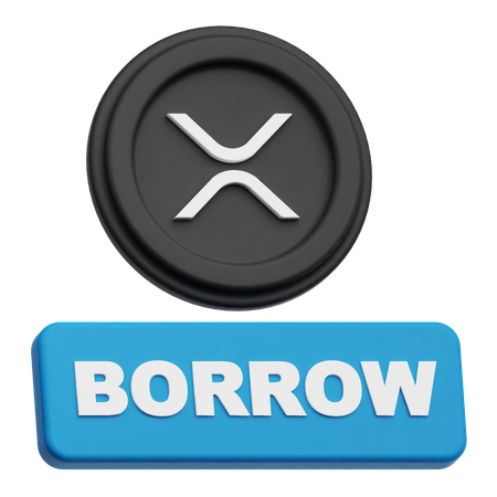Emprunter xrp  3D Icon