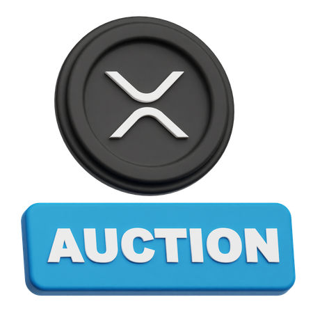 Enchères xrp  3D Icon