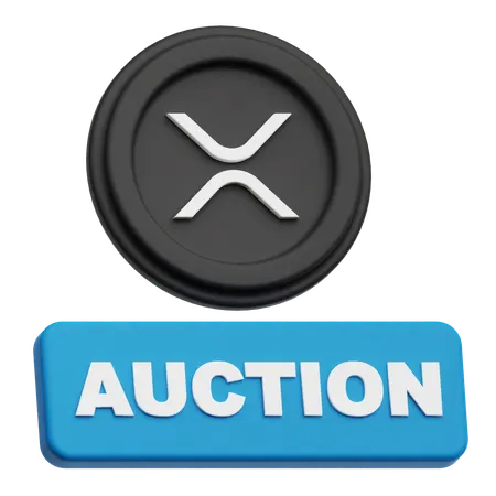 Enchères xrp  3D Icon