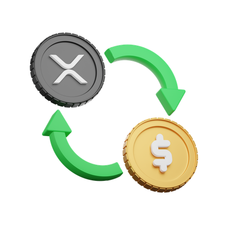 Xrp Exchange  3D Icon