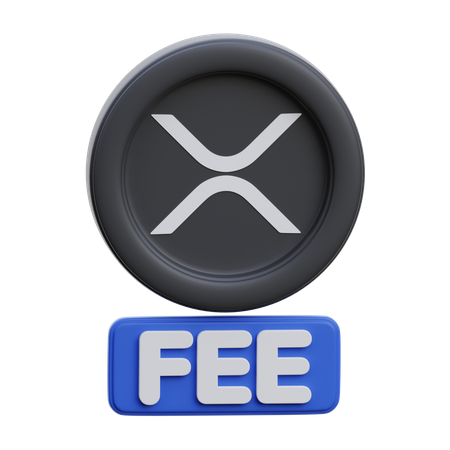 Xrp Fee  3D Icon