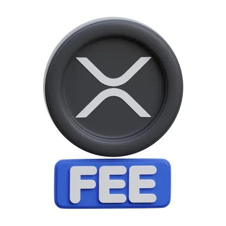 Xrp Fee  3D Icon