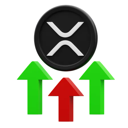 XRP Cryptocurrency 3D Icon
