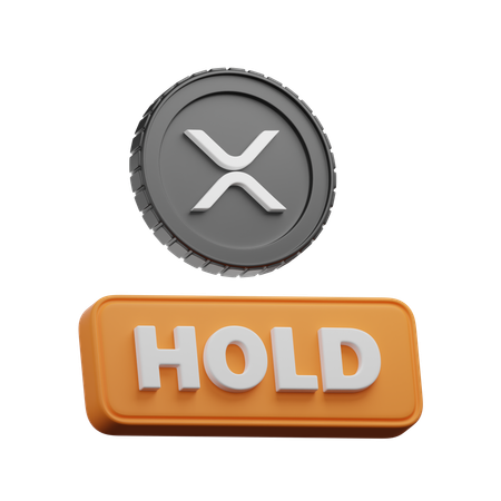 Xrp Hold  3D Icon