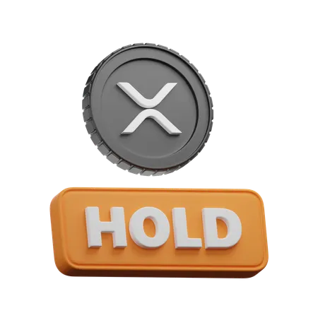 Xrp Hold  3D Icon