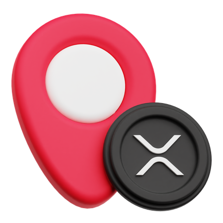 XRP location  3D Icon