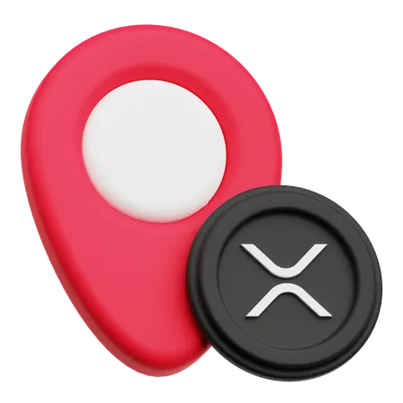 XRP location  3D Icon