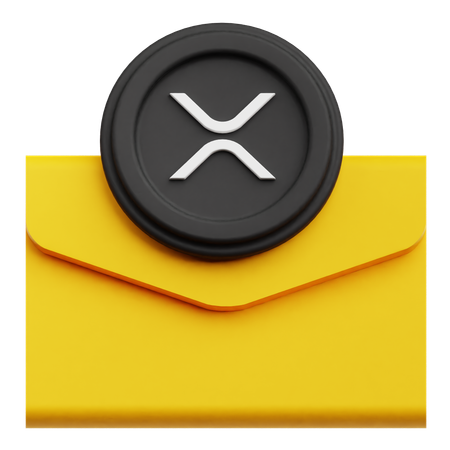 Xrp Mail  3D Icon