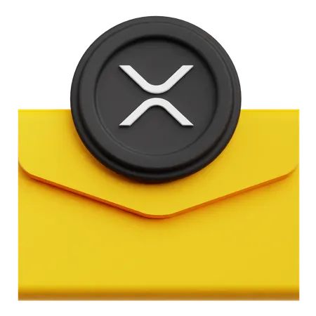 Xrp Mail  3D Icon