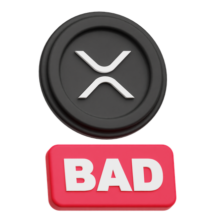 Xrp mauvais  3D Icon