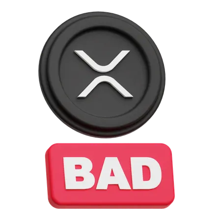 Xrp mauvais  3D Icon