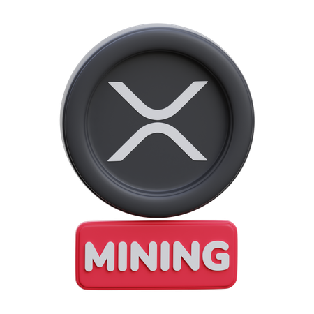Xrp Mining  3D Icon