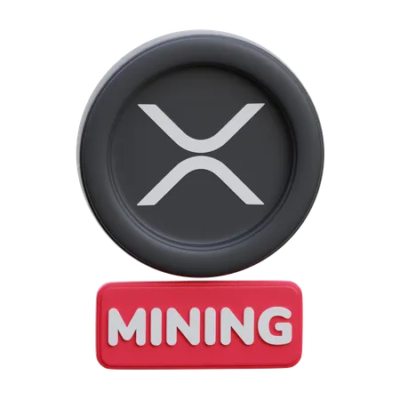 Xrp Mining  3D Icon