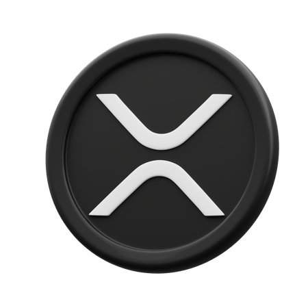 Moeda xrp  3D Icon