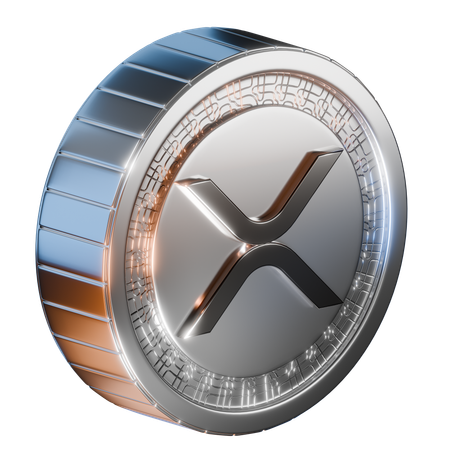 Moeda xrp  3D Icon