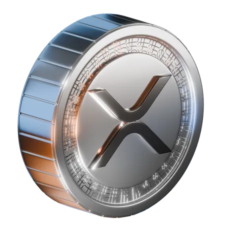 Moeda xrp  3D Icon