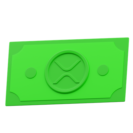 XRP Money  3D Icon