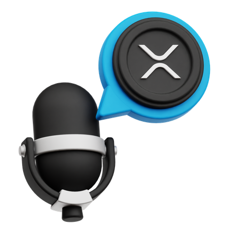 Podcast xrp  3D Icon